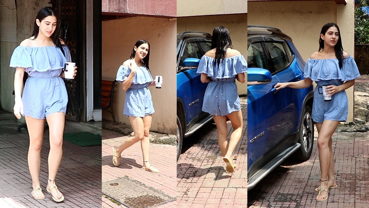 sara ali khan looking hot in den