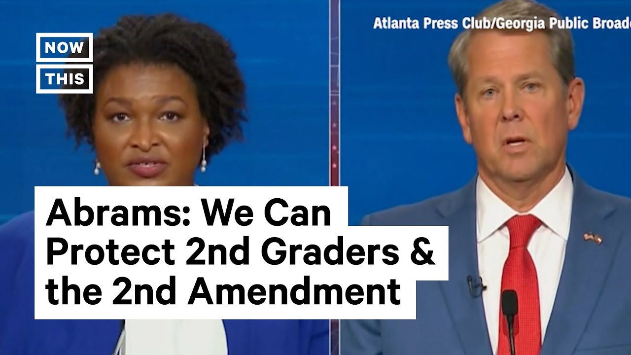 Stacey Abrams & GA Gov. Brian Kemp Spar Over Gun Laws 1 stacey abrams ga gov brian kemp