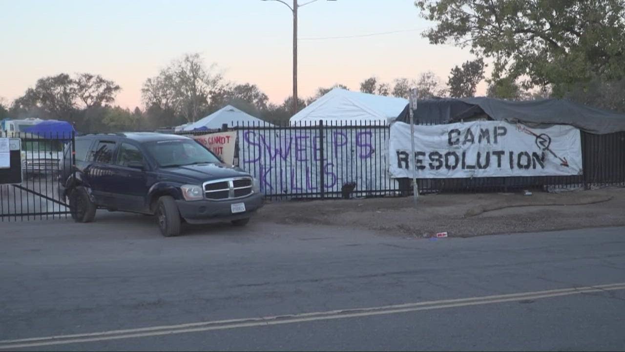 'Camp Resolution' | Sacramento encampment lay claim to fenced-off area 1 camp resolution sacramento encam
