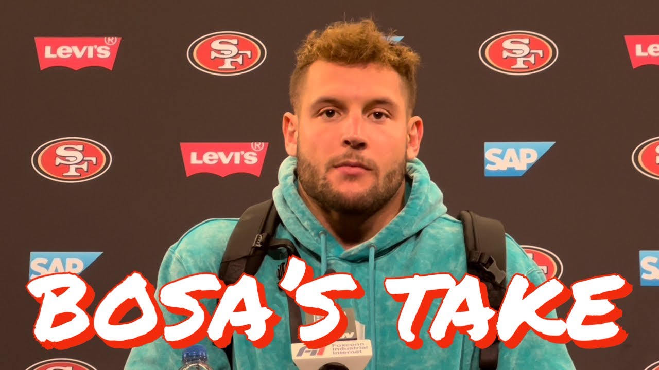 Grant Cohn Asks Nick Bosa why the 49ers Defense Played Poorly in the 1st Half Against the Chargers 1 grant cohn asks nick bosa why th