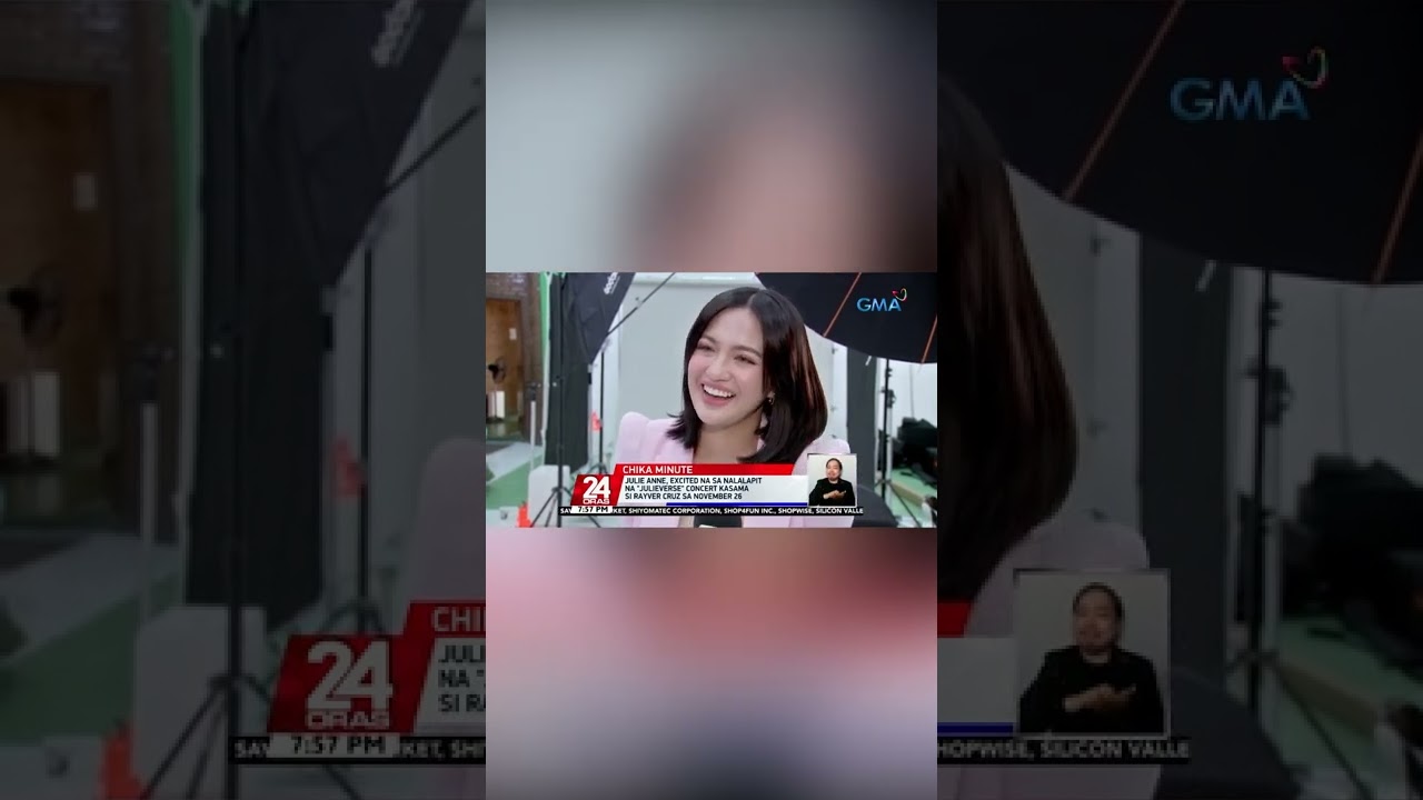 Julie Anne San Jose, excited na sa nalalapit na "JulieVerse" concert #shorts | 24 Oras 1 julie anne san jose excited na s 1