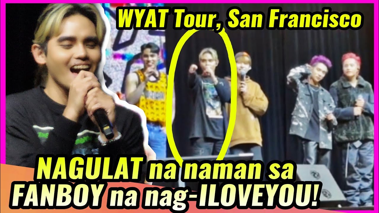 SB19 Pablo NAHULI ang fanboy na sumigaw na naman ng I LOVE YOU sa WYAT Tour, San Francisco! 1 sb19 pablo nahuli ang fanboy na