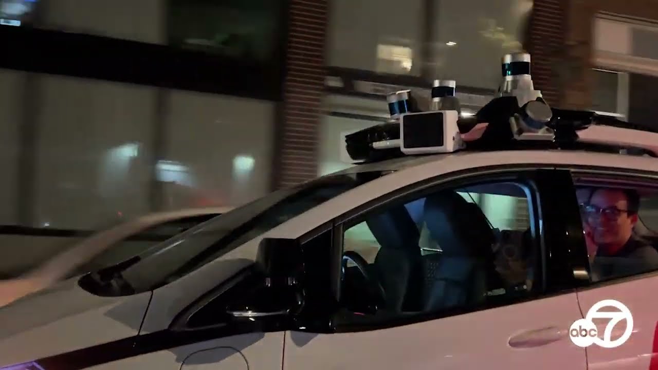 driverless car spotted cruising