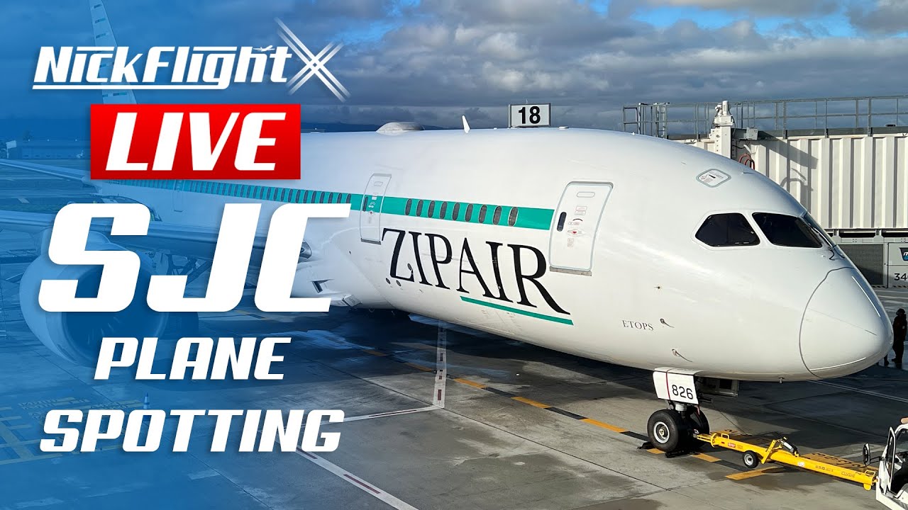 live plane spotting at san jose