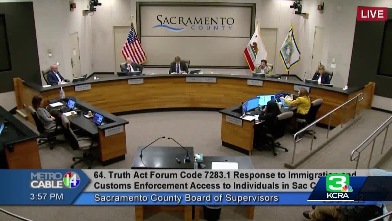 Sacramento officials vote to further prohibit use of county funds for deportations 1 sacramento officials vote to fur