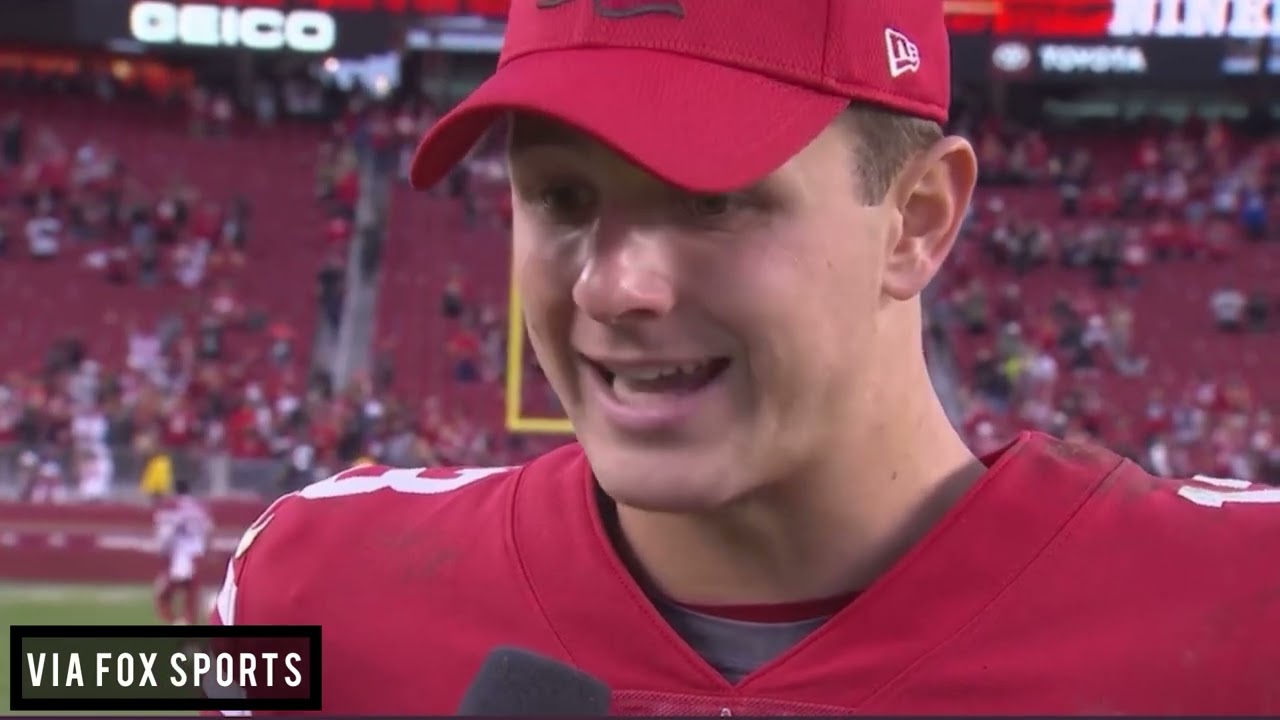49ers brock purdy reacts to beat