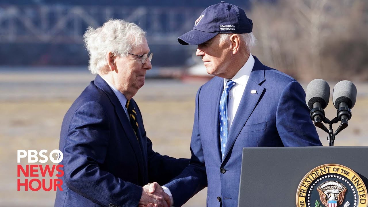 Biden celebrates infrastructure projects with Mitch McConnell in Kentucky 1 biden celebrates infrastructure
