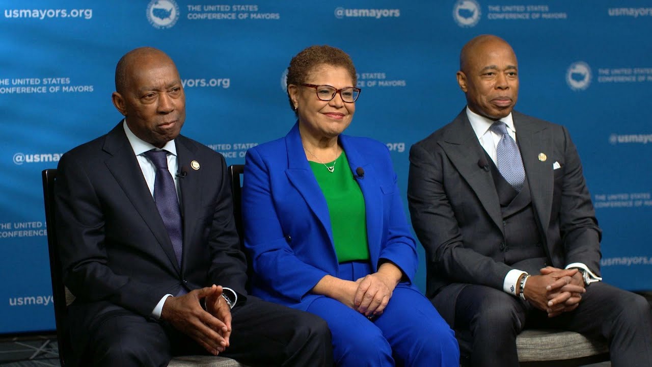 four largest u s cities are led