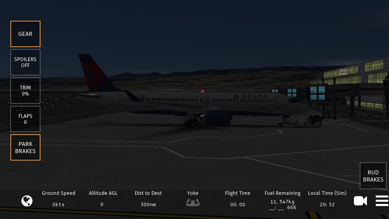 infinite flight delta airlines a 1