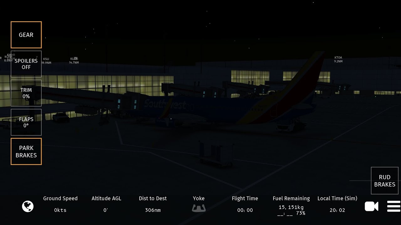 infinite flight southwest airlin 1