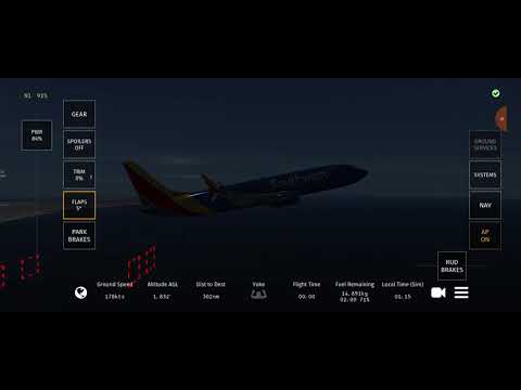 Infinite Flight Southwest Airlines Boeing 737-800 From San Francisco Airport to Los Angeles Airport 1 infinite flight southwest airlin