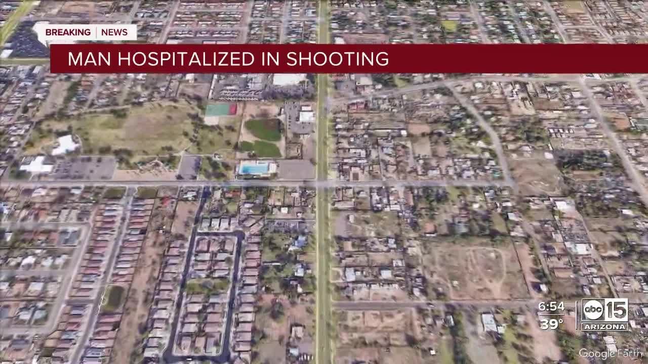 Man in critical condition after shooting near 7th Street and Southern Avenue 1 man in critical condition after