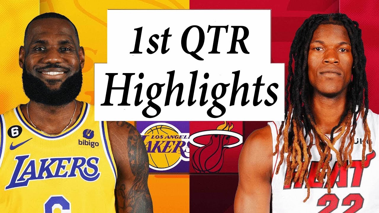 Miami Heat vs. Los Angeles Lakers Full Highlights 1st QTR | Jan 4 | 2022-2023 NBA Season 1 miami heat vs los angeles lakers