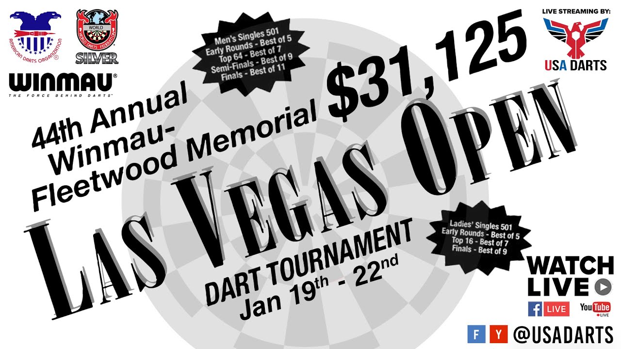 Sunday Afternoon Events | Las Vegas Open | USA Darts