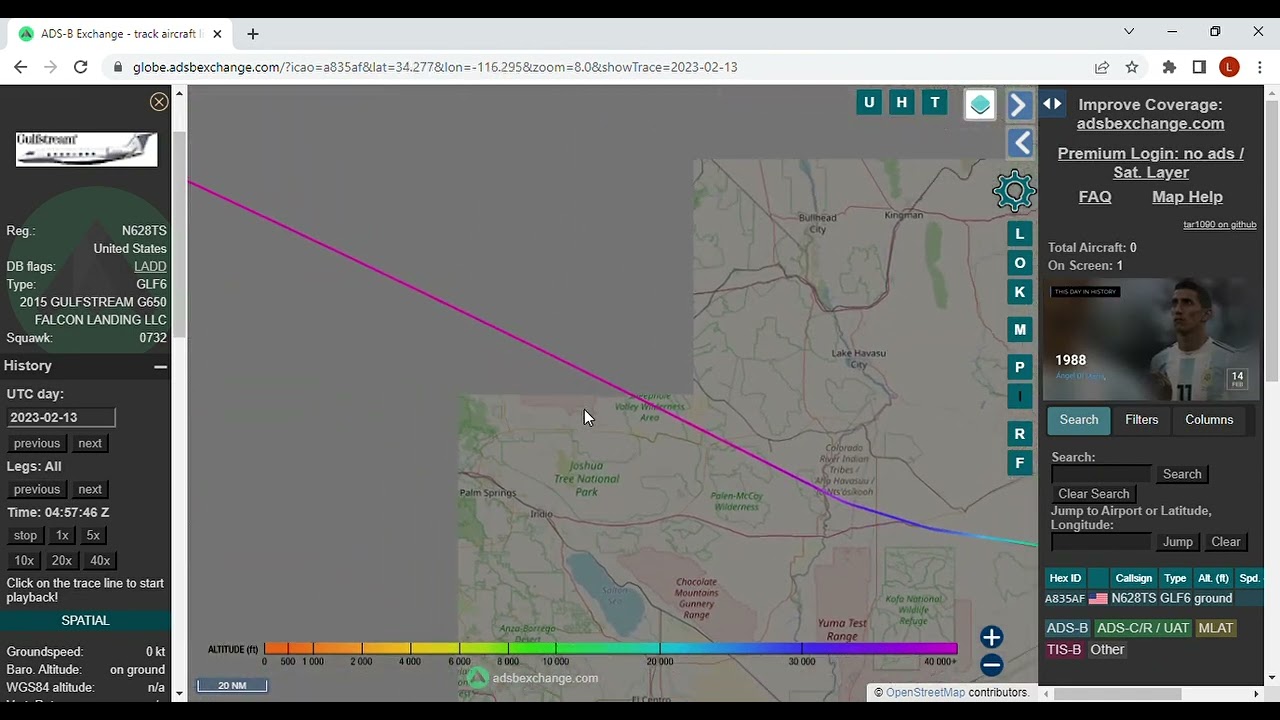 elonjetlive took off from goodye