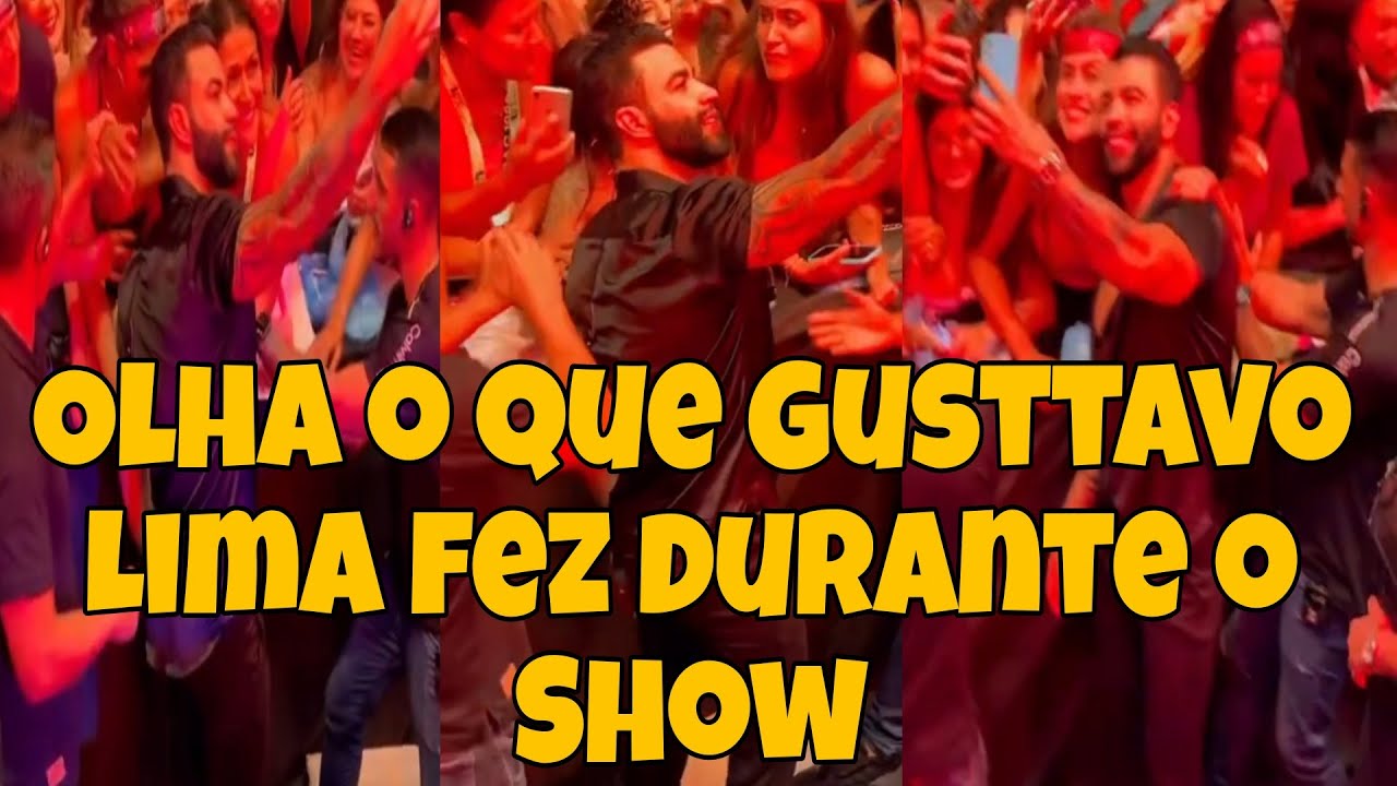 Gusttavo Lima : Olha o que aconteceu durante o Show em Santa Cruz do Sul - RS 1 gusttavo lima olha o que acontec