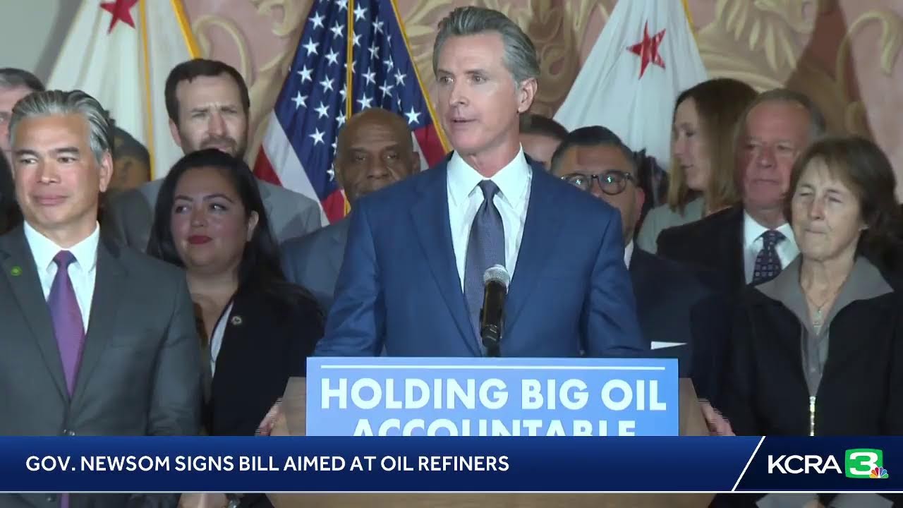 live gov newsom is signing a new