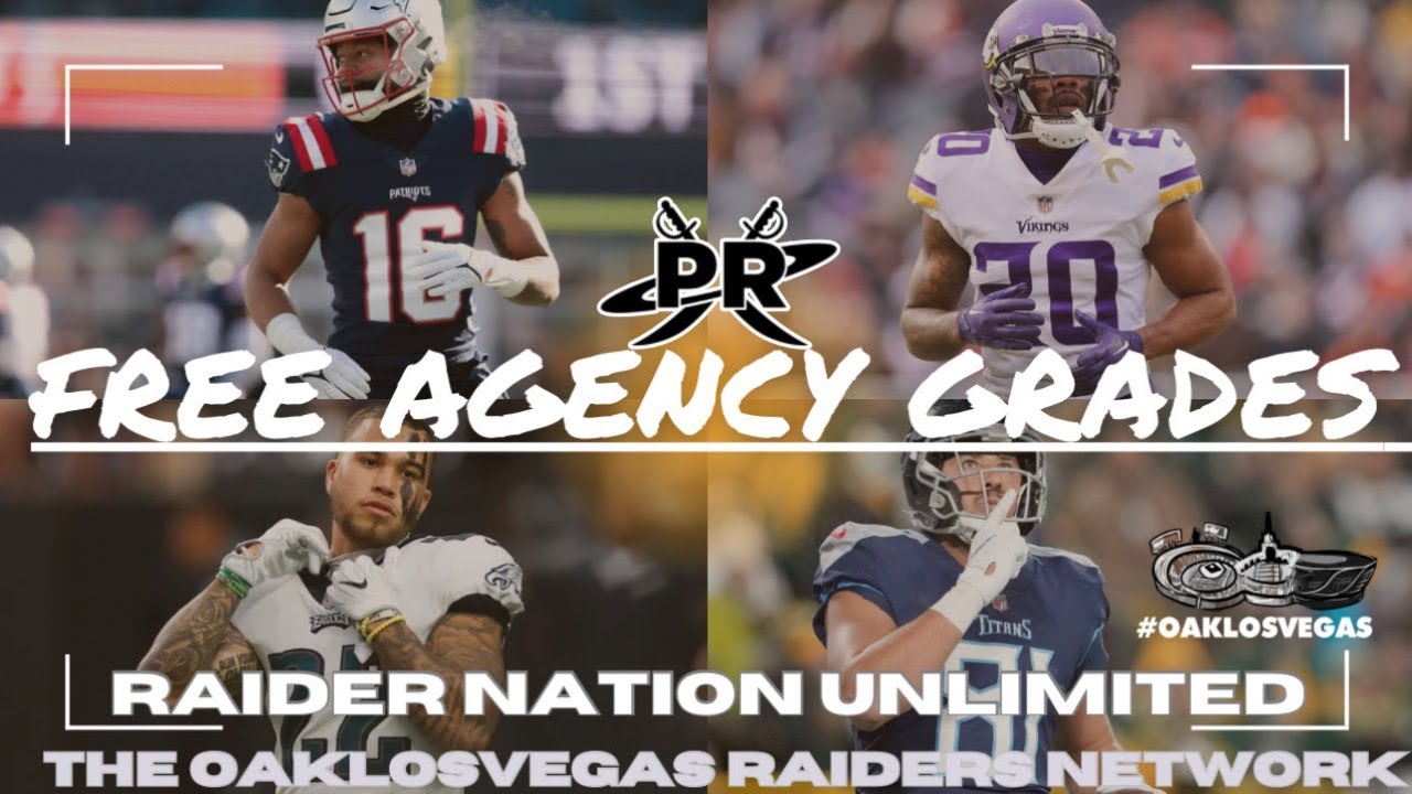 #Raiders | Free Agency Grades | Graphk & Wasted Live | 🏴☠️ 1 raiders free agency grades graph