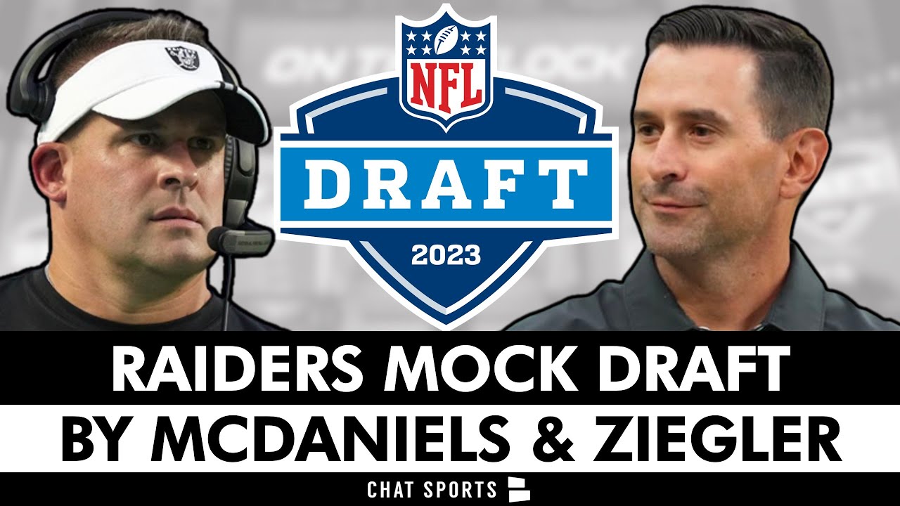 2023 Nfl Mock Draft For The Las Vegas Raiders From Josh Mcdaniels & Dave Ziegler (prediction)