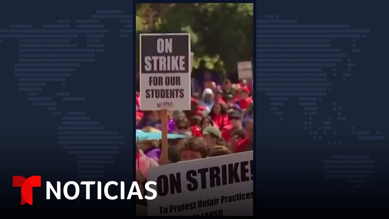 Acuerdo en Los Ángeles a favor de empleados de la educación | Noticias Telemundo 1 Acuerdo En Los Ángeles A Favor De Empleados De La Educación | Noticias Telemundo