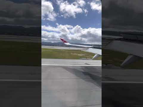 Airbus A350 1000 Landing At San Francisco Airport Sunday 2nd April 2023.