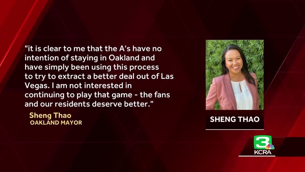 A’s Seal Deal To Make Move To Las Vegas; Oakland Says It Will Quit Negotiations With Team