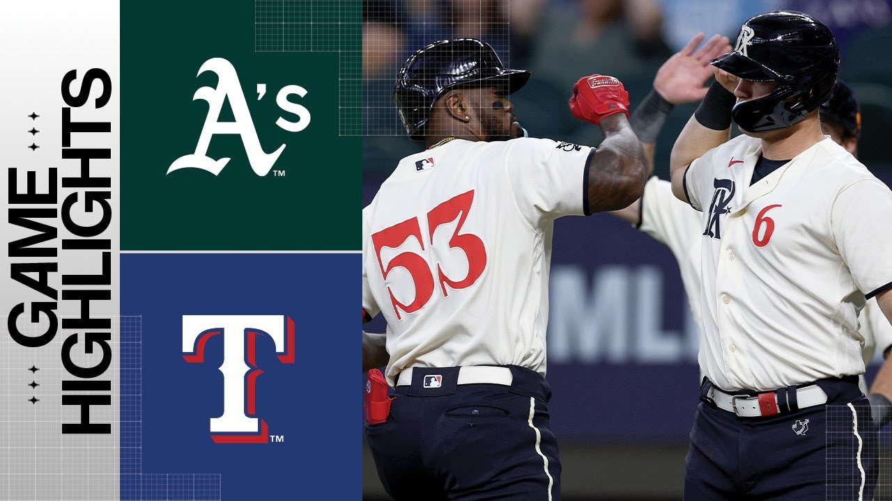 A’s Vs. Rangers Game Highlights (4/22/23) | Mlb Highlights