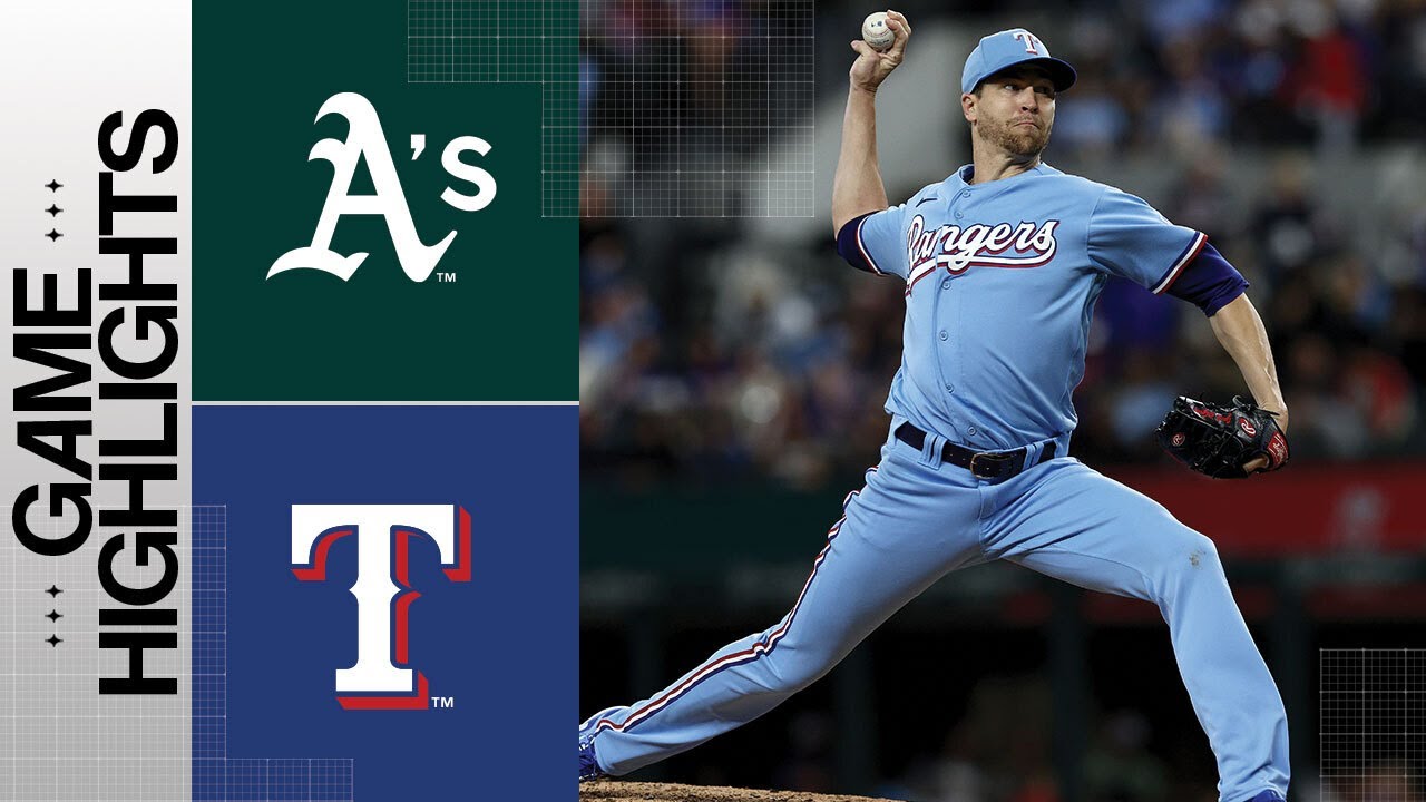 A's vs. Rangers Game Highlights (4/23/23) | MLB Highlights 1 A’s Vs. Rangers Game Highlights (4/23/23) | Mlb Highlights
