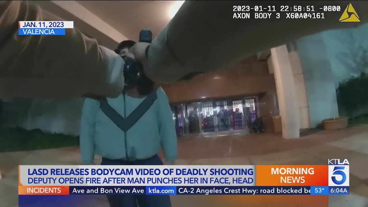 Body Cam Video From Fatal Valencia Shooting Shows Man Telling Lasd Deputy To Shoot Him