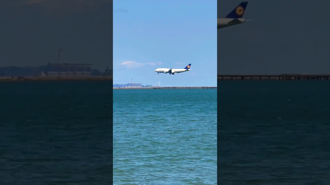 Boeing 747 Off Lufthansa Landing At San Francisco International Airport Sfo￼