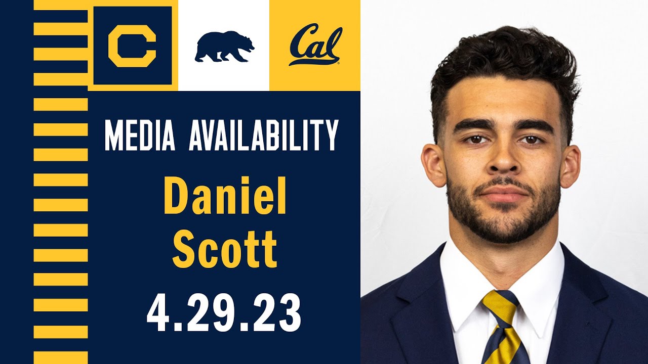 Cal Football: Daniel Scott Nfl Draft Media Availability (4.29.23)