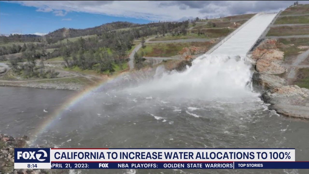 California Will Meet 100% Of Water Requests This Year