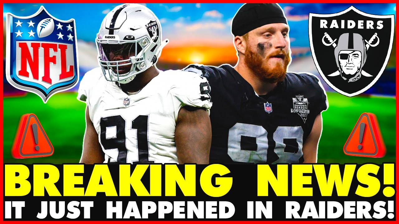 đ´CAME OUT NOW! HE IS OUT? SAD NEWS IN RAIDERS? NOBODY WAITED FOR THAT! LAS VEGAS RAIDERS NEWS NFL 1 đ´came Out Now! He Is Out? Sad News In Raiders? Nobody Waited For That! Las Vegas Raiders News Nfl
