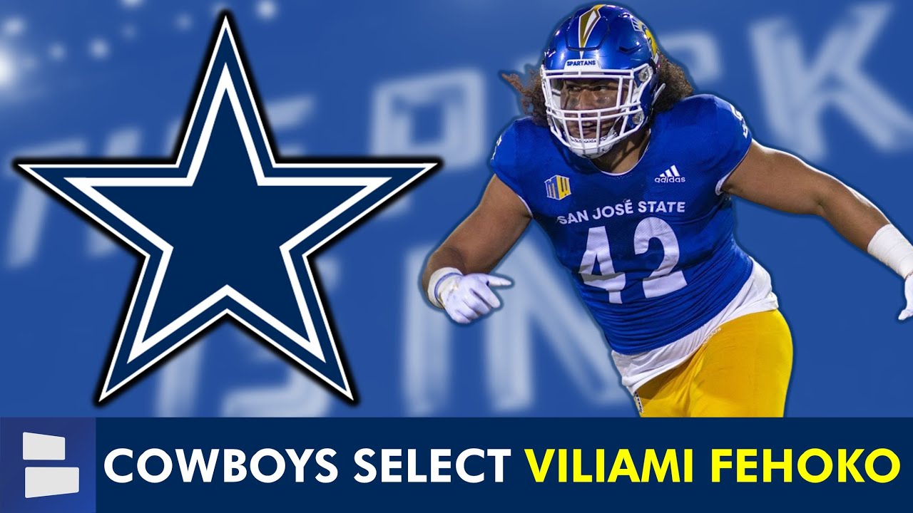 Dallas Cowboys Select Edge Viliami Fehoko From San Jose St W/ Pick #129 In 4th Rd Of 2023 Nfl Draft