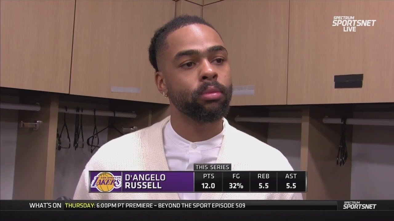 D’angelo Russell Postgame Interview | Los Angeles Lakers Lose To Memphis Grizzlies 103 93