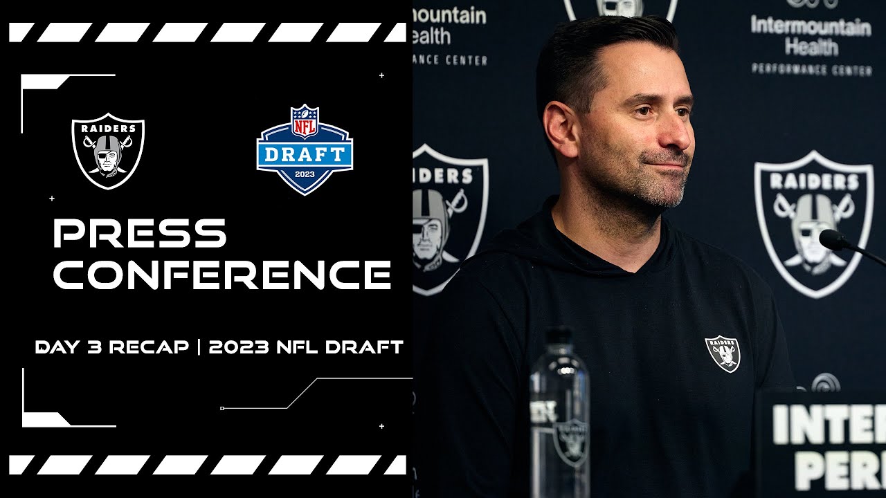 Dave Ziegler Recaps 2023 Nfl Draft: ‘excited About The Last Three Days’ | Raiders