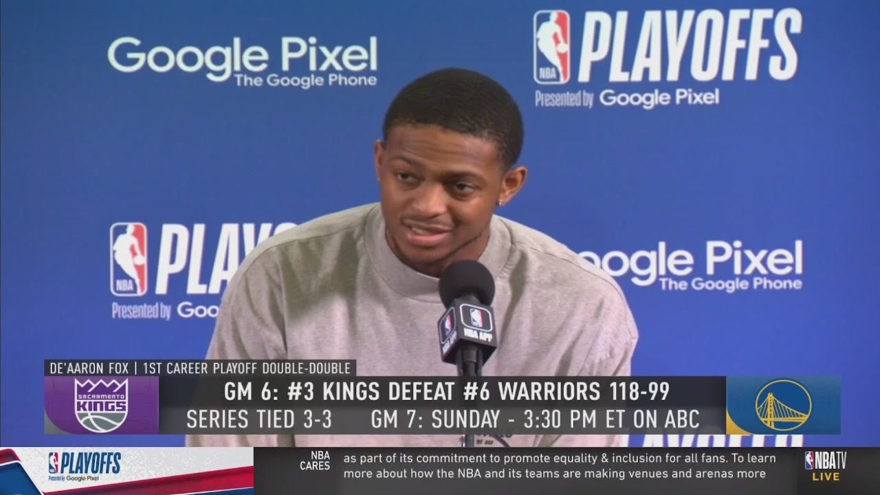 De'Aaron Fox Postgame Interview | Sacramento Kings crush Golden State Warriors 118-99 1 De’aaron Fox Postgame Interview | Sacramento Kings Crush Golden State Warriors 118 99