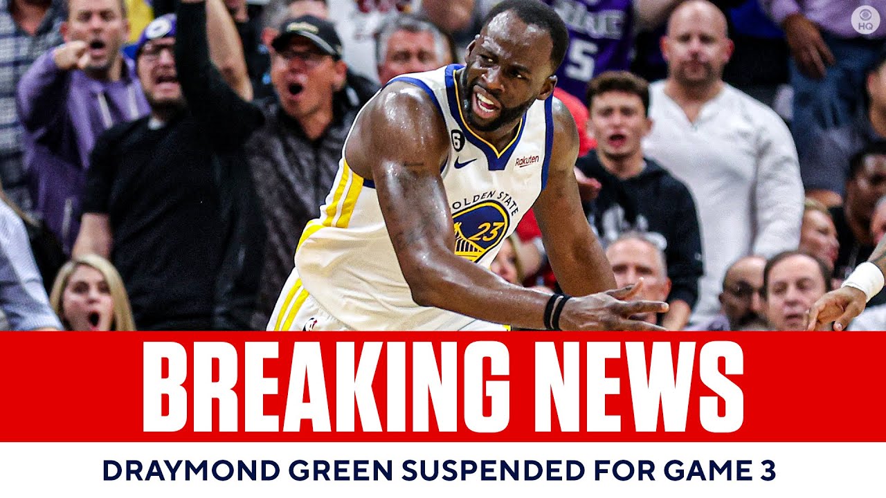 Draymond Green SUSPENDED for Game 3 vs Kings in 2023 NBA Playoffs | CBS Sports 1 Draymond Green Suspended For Game 3 Vs Kings In 2023 Nba Playoffs | Cbs Sports