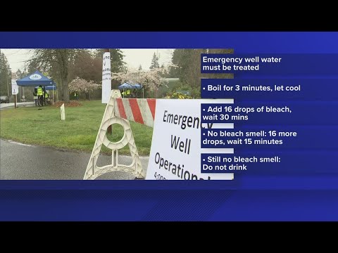 Emergency Well Water For Mercer Island Residents Available, Must Be Treated Before Use