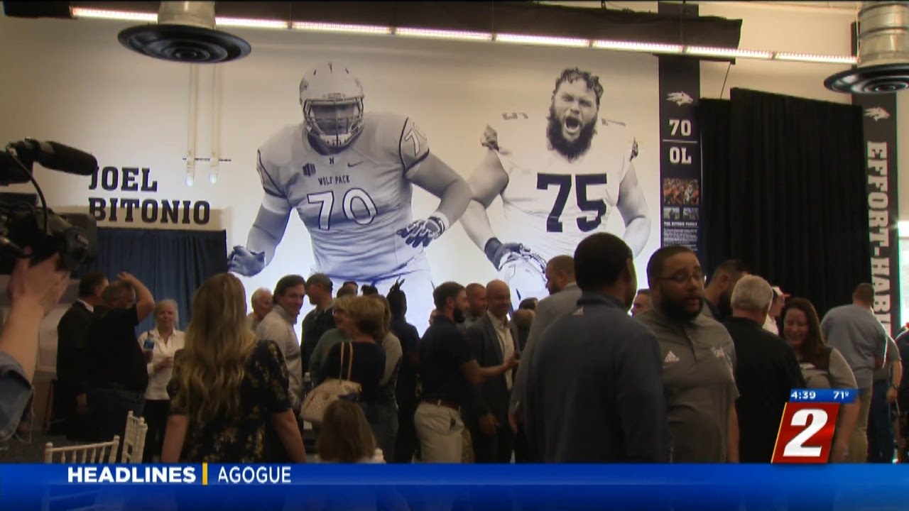 Former Wolf Pack Standout Joel Bitonio Giving Back To Football Team