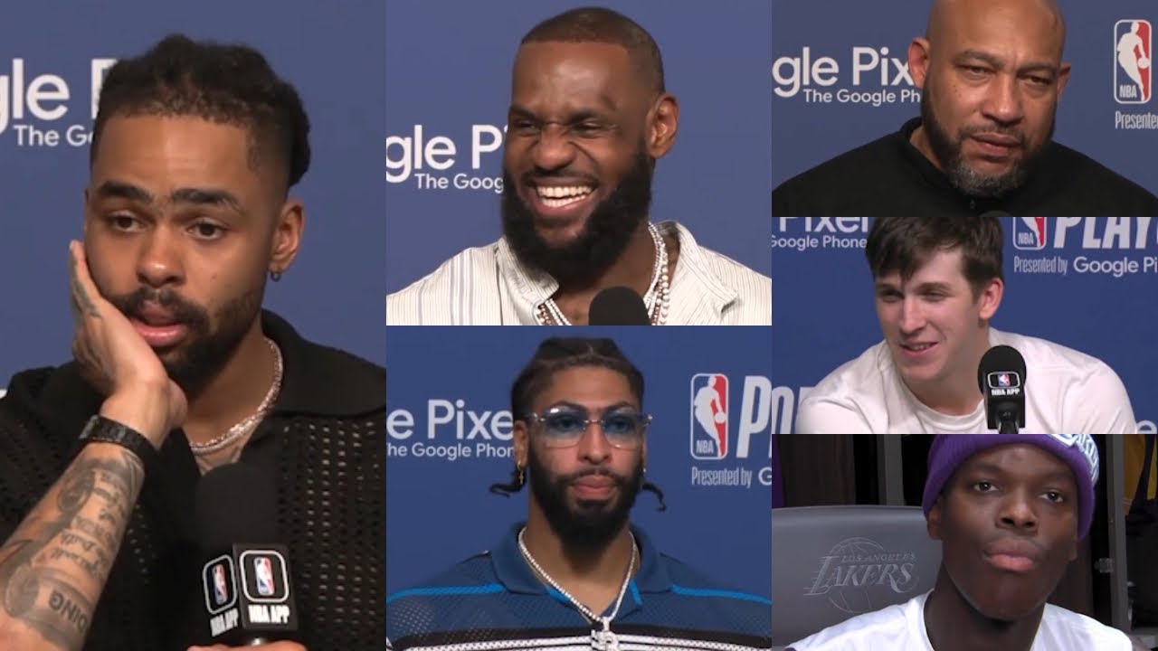 [full] Lakers Interview Vs Grizzlies: Dennis, Ar, Coach Ham, D Lo, Bron & Ad | West R1 Game 6