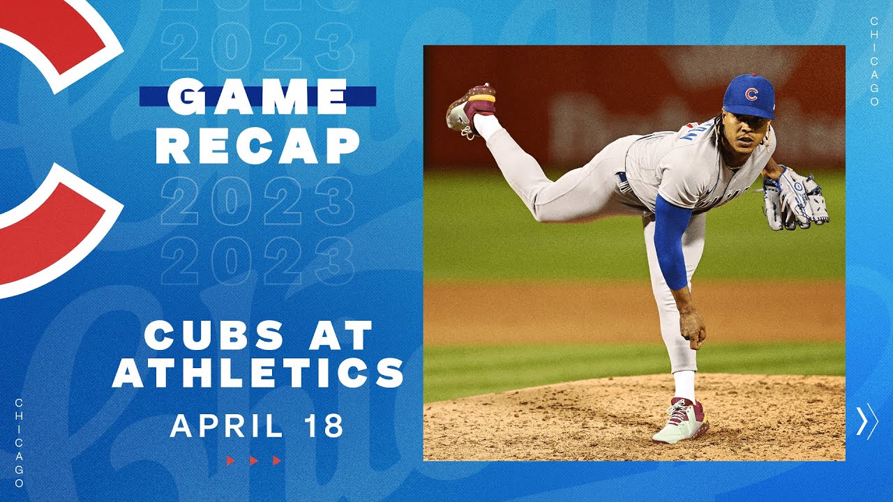 Game Highlights: Stro Tosses 4th Straight Quality Start In Cubs 4 0 Win Over Athletics | 4/18/23