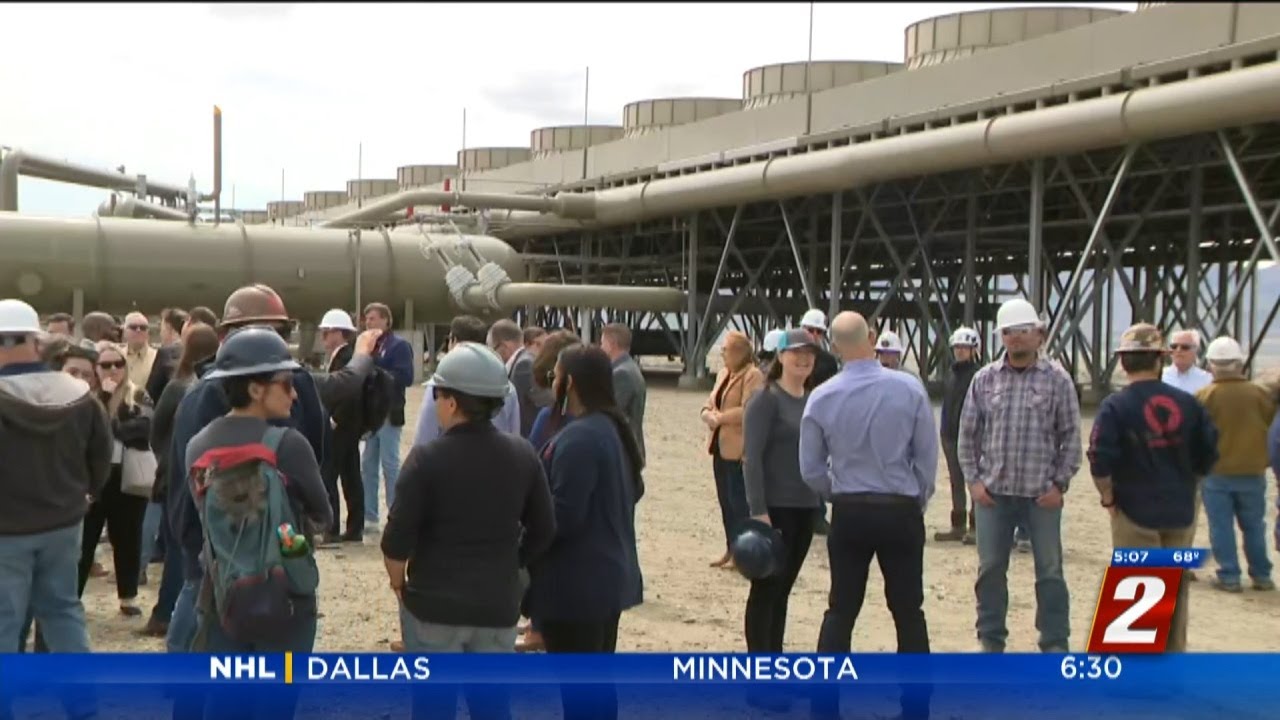 Governor Lombardo Tours New Geothermal Facility In Northern Nevada