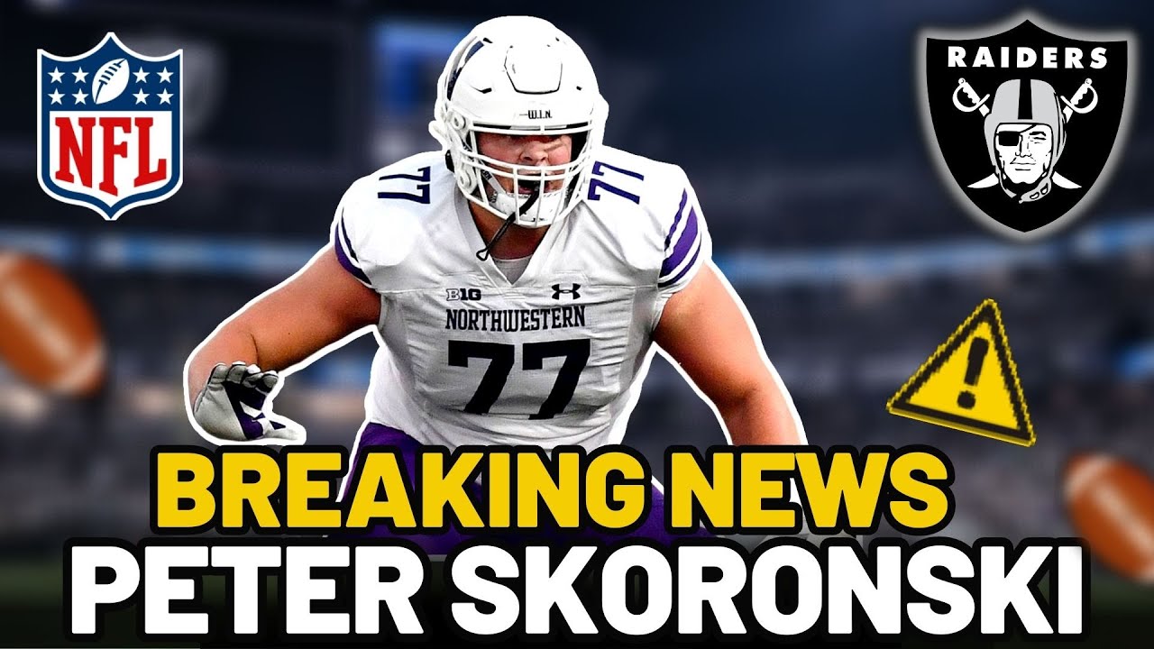 đ„GREAT NEWS FOR LAS VEGAS! Peter Skoronski Named Raiders 7th Best Value I LAS VEGAS RAIDERS NEWS! 1 great news for las vegas peter s
