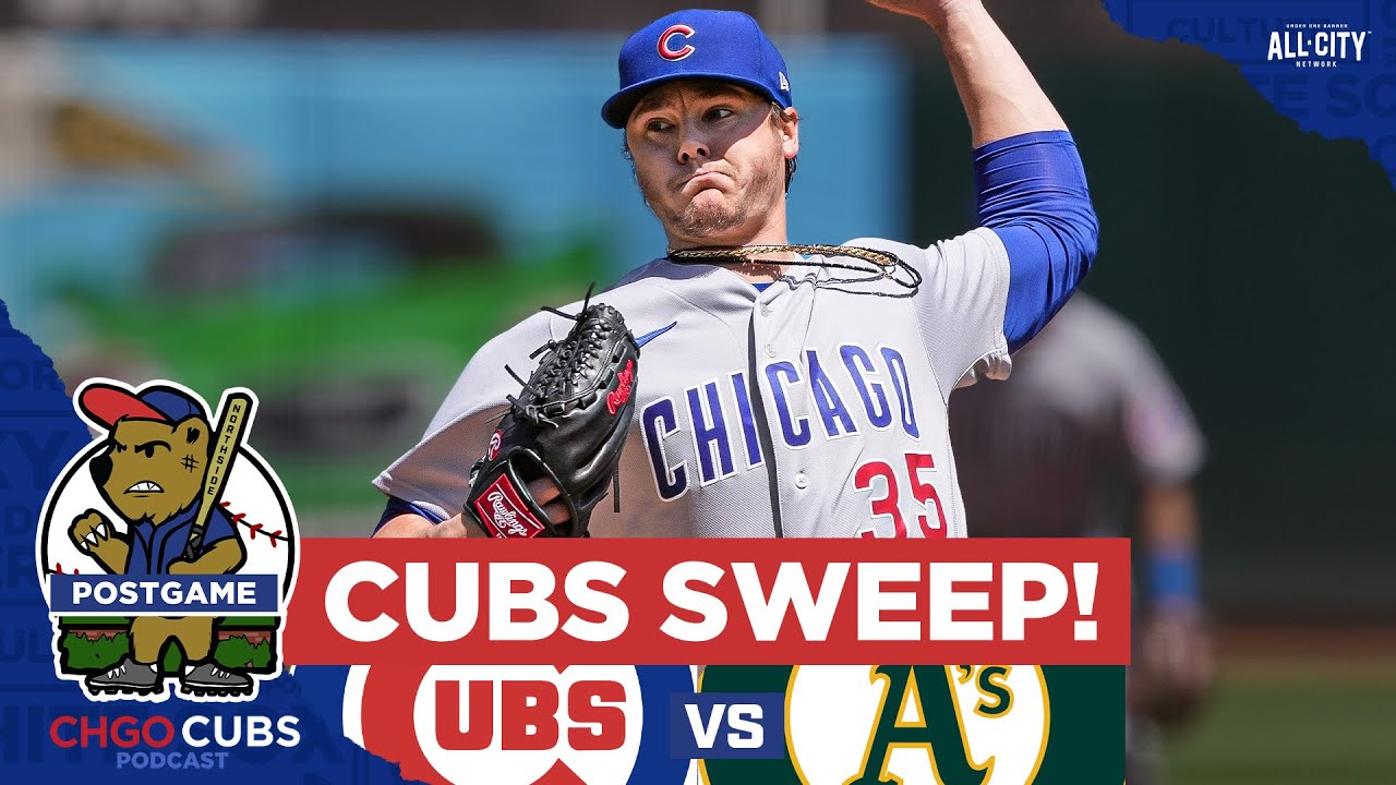 Justin Steele Impresses Again, Chicago Cubs Sweep Series In Oakland | Chgo Cubs Podcast