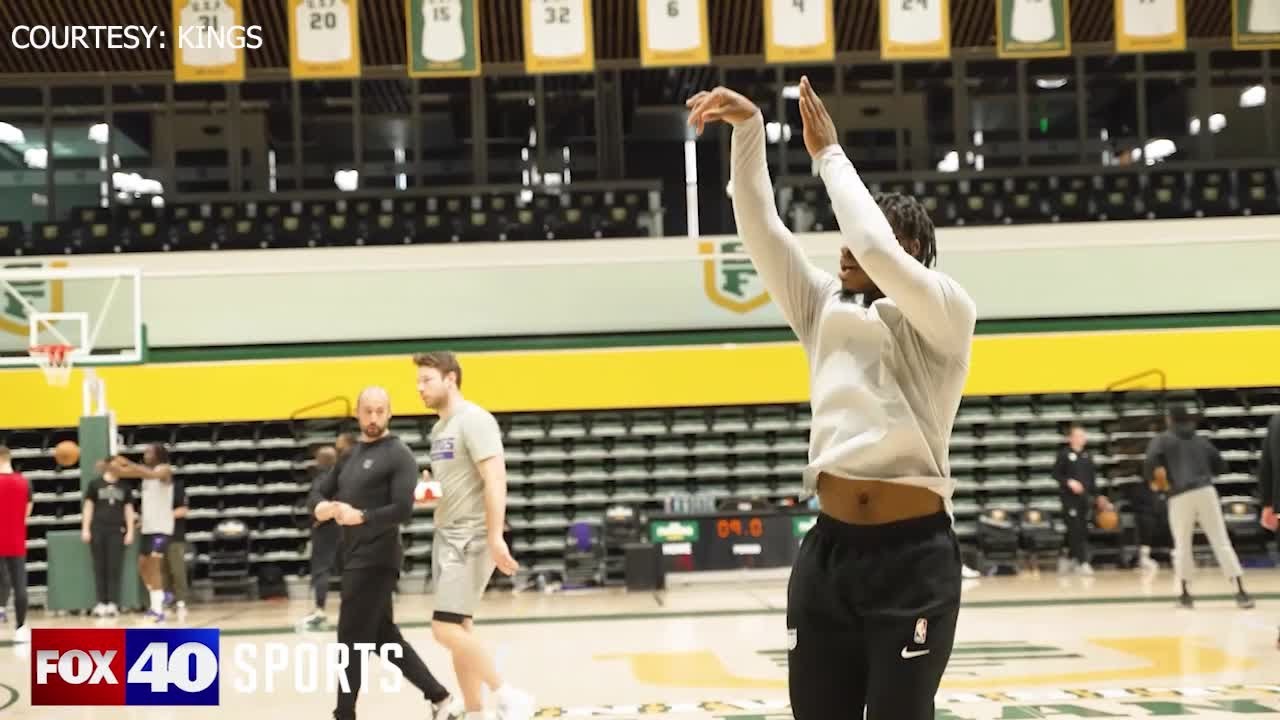 Kings Hold Practice At University Of San Francisco Following Game 3 Loss To Warriors