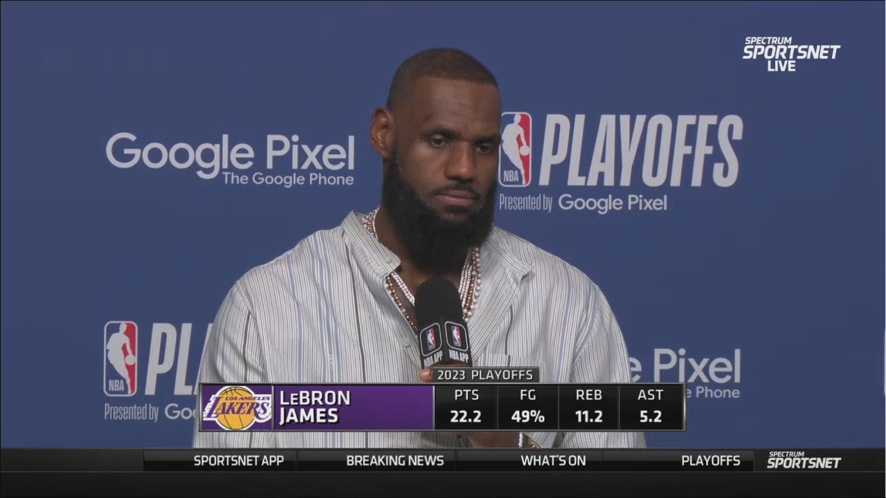 Lebron James Postgame Interview | Los Angeles Lakers Blowout Memphis Grizzliess 125 85