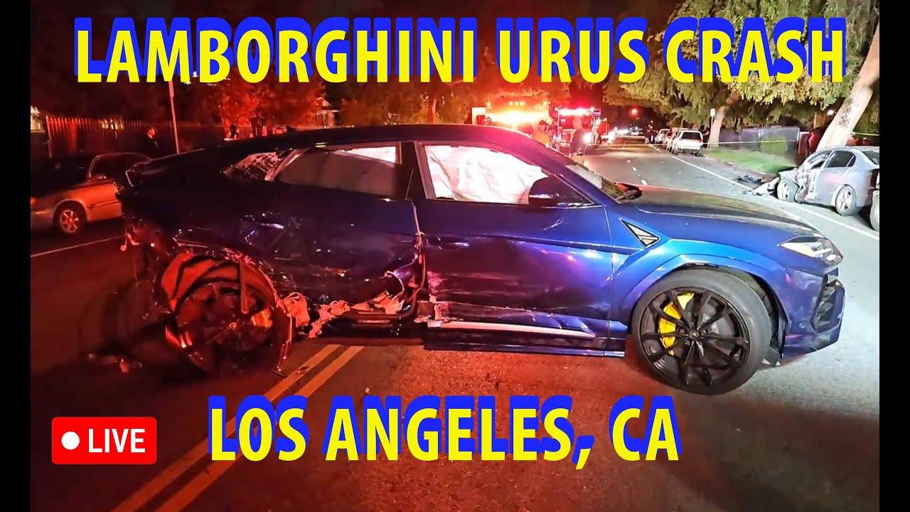 live lamborghini urus high speed