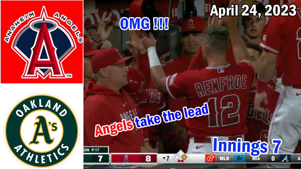 Los Angeles Angels Oakland Athletics ( Innings 7 ) April 24, 2023 | Mlb Highlights 2023