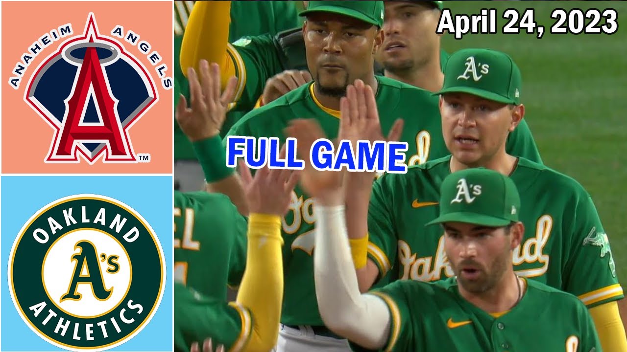 Los Angeles Angels Oakland Athletics ( Full Game ) April 24, 2023 | Mlb Highlights 2023